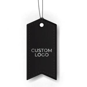 Étiquettes personnalisées en papier pour vêtements, rectangulaires, finition mate, personnalisation complète du logo, du texte et de l'image, étiquettes à suspendre pour la vente en ligne - Product Image 2