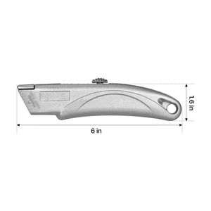 Confezione da 2 Taglierini Retrattili con Cassa in Lega di Alluminio e Lame in Acciaio SK5, 3 Posizioni Lama, 5 Lame Incluse - Product Image 5
