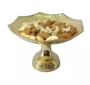 Bol à fruits secs vintage en métal, plat de service décoratif pour table à manger, cadeau - Product Image 6