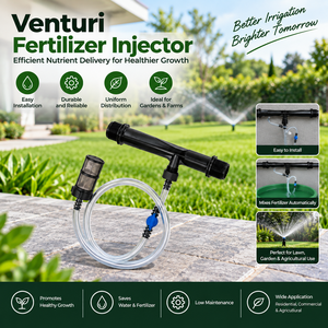 Inyector Venturi de Plástico de 3/4 Pulgadas de Calidad Premium con Puerto de Succión para Riego Agrícola Disponible a un Precio Accesible - Product Image 1