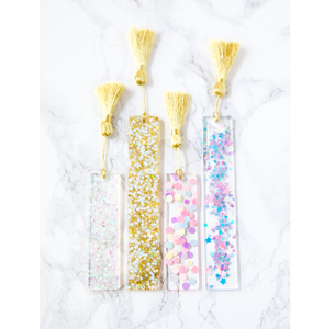 ที่คั่นหนังสือเรซิ่นตกแต่งด้วยทองคำเปลว ทำด้วยมือ ของขวัญส่วนตัวสำหรับนักเรียนและครู ราคาขายส่ง - Product Image 1