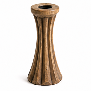 Textured Wood Candle Display <b>Piece</b> for Warm Home Ambiance Console Tables <b>Mantels</b> Bedrooms and Event Decor - Product Image 1