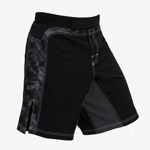 Pantalones cortos de lucha MMA personalizados para hombres Pantalones cortos transpirables de entrenamiento elástico para boxeo Muay Thai BJJ - Product Image 1