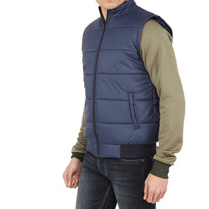 Gilet matelassé léger et respirant pour homme, coupe-vent chaud et respirant, veste sans manches rembourrée en duvet pour l'hiver - Product Image 4