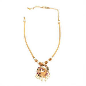 Matte Floral Style Necklace Set-Fashion Jewelry - Product Image 2