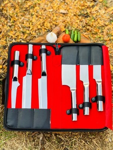Juego de Cuchillos de Chef de Acero Inoxidable de 8-9.9 Pulgadas, Acabado Pulido, Diseño Minimalista, Mango Ambidiestro - Product Image 5