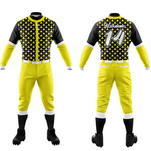 Uniforme de baseball professionnel pour hommes, maillot et pantalon personnalisés avec logo, vêtements de sport haute performance pour équipes - Product Image 5