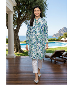 Top Corto Informal de Verano con Estampado Floral para Mujer, Ropa Étnica Ecológica, Tela de Algodón, Uso Diario, Ropa India Elegante - Product Image 1