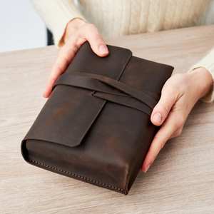 Carpeta de Cuero para Documentos con Ranuras para Tarjetas, Estuche Multifuncional de Cuero, Regalos Corporativos LBC-0013 - Product Image 4