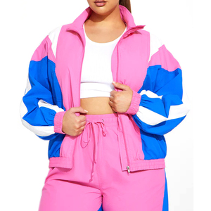 Conjunto Deportivo de 2 Piezas para Mujer, Chaqueta Cortavientos de Nailon, Forro de Malla Ligero, Impermeable y Transpirable - Product Image 5