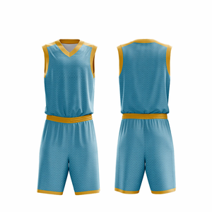 Production rapide de maillots de basket-ball respirants personnalisés, impression par sublimation, faible MOQ, fournisseur de vêtements de sport, kit de basket-ball - Product Image 1