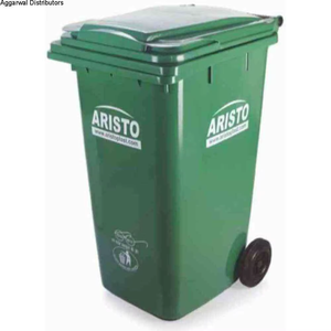 Plastic Dustbin with Wheel Portable & <b>Large</b> Capacity Designed for Easy Waste Disposal Transportation in Office Hotel Hospital - Product Image 6