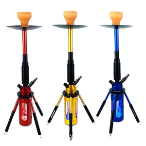 Ensemble de fumage de table en vente chaude, ensemble de chicha avec logo personnalisé, <span class=keywords><strong>bouteille</strong></span> de chicha avec lumière LED pour chicha - Product Image 2