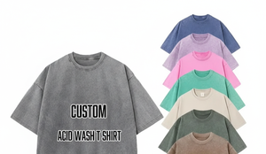 Camiseta Oversize de Algodón 100% Tejido, Lavado Ácido, Gris, de Alto Gramaje (230g), Lisa, Estilo Streetwear, con Logotipo Personalizado Impreso en Serigrafía - Product Image 3