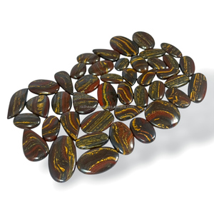 Piedras Preciosas Sueltas de Ojo de Tigre Hierro de Alta Calidad, Mezcla de Formas y Tamaños, Lote de Cabujones de Ojo de Tigre Hierro para Sanación Energética, Disponible para la Venta - Product Image 3