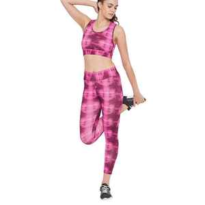 High Quality Fitness Were Bra And Pants Nylon Sublimation Printing Best Oem Service Yoga Set For Women - Product Image 1