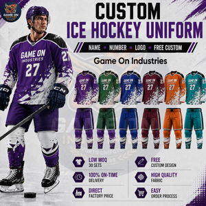 Personalization Custom Team Apparel Full Dye Sublimation Team Name & Number Private Lable Ice Hockey Uniform For Team Wear - Product Image 2