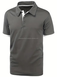 Nueva moda para hombre, ropa deportiva de verano, camiseta informal de algodón de manga larga, ajustada, transpirable, de talla grande, patrón sólido, tela de gofres - Product Image 4