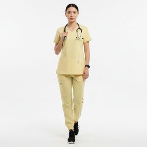 Wholesale Medical <b>Scrubs</b> Uniform Comfortable Customized Nurse <b>Scrub</b> <b>Set</b> Breathable Hospital Wear Polyester Cotton <b>Scrub</b> Suits - Product Image 1