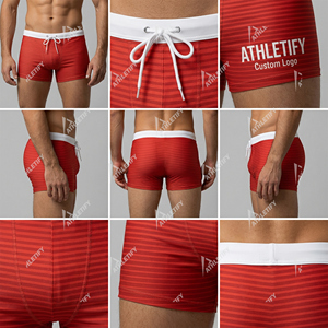ATHLETIFY - Trajes de Baño Personalizados para Hombre de Secado Rápido UPF50+ Ecológicos con Logotipo Personalizado y Cierre con Cordón - Cómodos para el Verano - Product Image 5
