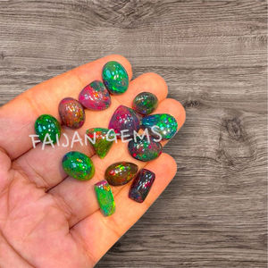 Natural Ethiopian <b>Opal</b> Loose Gemstone Cabochon Polished Mix Shape All Size Crystal Cabochon For Jewellery Pendant Making Stone - Product Image 1