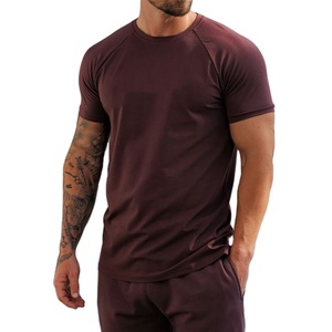 Nouvelle Arrivée Promotionnelle T-shirt de Sport Homme 100% Coton 180 g/m² Léger Respirant Écologique Uni Séchage Rapide Compressé à Manches Courtes - Product Image 4