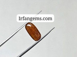 Kyanite orange de qualité supérieure, 100% naturelle, cabochon, pierre précieuse non montée pour la création de bijoux, cristal de kyanite orange. - Product Image 3