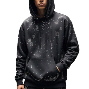 Veste de créateur sweats à capuche personnalisés pour hommes logo imprimé printemps veste en jean à capuche surdimensionnée pour hommes sweats à capuche pour hommes - Product Image 1