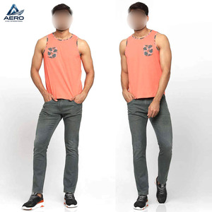Camiseta sin Mangas Deportiva Ligera para Hombre, Cuello Redondo, Nueva Tendencia, Personalizable, Cómoda, para Gimnasio y Entrenamiento, OMM ODM - Product Image 5