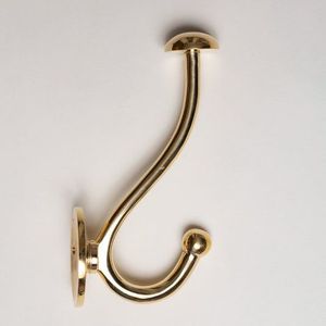 Exclusive Brass Wall <b>Hooks</b> Stylish Decorative Rack Perfect For Hanging Clothes <b>Towels</b> Keys Bags Home Organization - Product Image 2