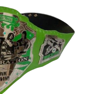 เข็มขัดแชมป์มวยปล้ำ D-Generation X สายสีเขียว ของสะสม เข็มขัดแชมป์ WWE ของที่ระลึกสำหรับแฟนคลับ - Product Image 4