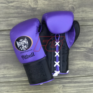 Gants de MMA et de boxe personnalisés à doigts entièrement couverts |   Utilisation pour l'entraînement et le sparring |   Fermeture à boucle et crochets |   Évacuation de l'humidité |   Finition en cuir véritable - Product Image 2