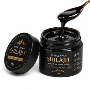 Résine de Shilajit de l'Himalaya de haute qualité, obtenue naturellement, 15g, 100% pure, pour un soutien naturel de l'énergie et de l'endurance - Product Image 2