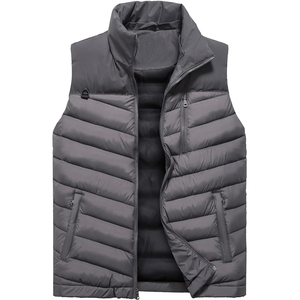 Custom Design Puffer Vest Warm Winter Casual Clothes <b>Quilted</b> Waistcoat Hooded Outdoor Street Wears Padded Puffer Vests Gilets - Product Image 5