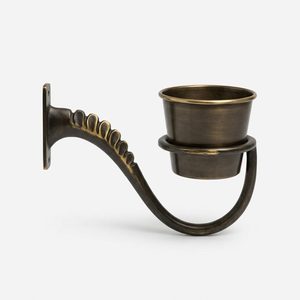 Antique Brass Handmade 22 cm Wall Planter Bagh Wall Bracket Planter for Home Decor Wedding Table Gift <b>Hanging</b> <b>Basket</b> Accessory - Product Image 1