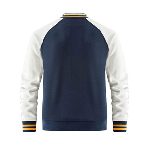 New Arrival Stylish Casual Winter Varsity <b>Jacket</b> for <b>Men</b> Stand Collar Durable Fabric Breathable Windproof Front Customizable - Product Image 2