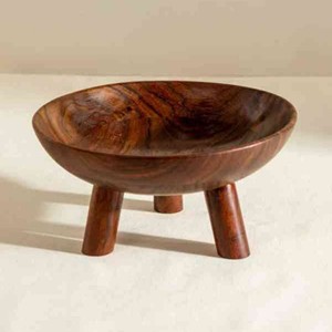 Tazones para Servir Ensaladas Hechos a Mano, Desechables, Modernos, de Madera de Mango y Acacia, Vajilla para Fiestas, Precio de Fábrica al por Mayor - Product Image 6