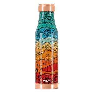 Copper Antique Eco-Friendly Direct Drinking Water <b>Bottle</b> with Lid for Party Use - Product Image 5