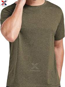 Camiseta Básica de Cuello Redondo para Hombre, Personalizada con Impresión Digital, Color Liso, Sin Marca, Tejido de Punto Suave, 100% Algodón, Corte Holgado - Product Image 3