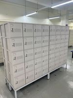 Mini-armoire de rangement ventilée en plastique pour la maison, résistante à la rouille et à l'humidité