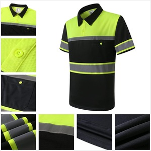 เสื้อโปโลนิรภัยแบบเรืองแสงพรีเมียมพร้อมแถบสะท้อนแสงสำหรับงานอุตสาหกรรมจากผู้ผลิต - Product Image 6