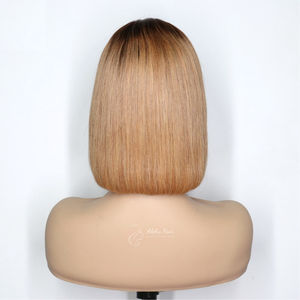 Extensiones de cabello liso con textura súper sedosa, extensiones de cabello liso de hueso de espejo Rubio, paquetes de cabello de grado Premium 12A, paquete de trama atado a mano de cabello virgen - Product Image 1