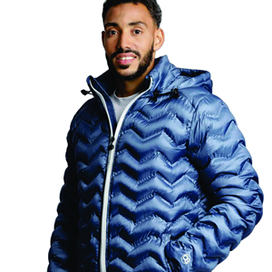 Shiny Custom Outdoor Winter Puffer <b>Jacket</b> Men's Casual Cotton Filled Plus Size Hooded <b>Waterproof</b> Breathable <b>Thin</b> - Product Image 1