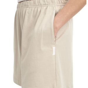 Shorts de Algodón para Mujer, con Cordón, Color Liso, Casuales de Verano, para Playa, Cintura Elástica, con Bolsillos, a la Moda - Product Image 5