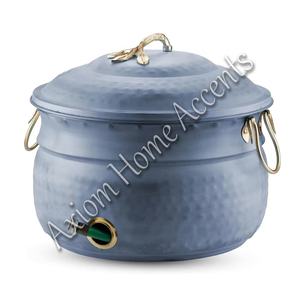 Axiom Home Accents Manguera de jardín de latón grande resistente a la intemperie Mangueras organizadoras de acero para exteriores con diseño decorativo - Product Image 3