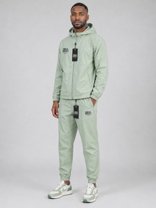 Chándales Cortavientos Personalizados al por Mayor, Ropa Deportiva Térmica Transpirable, Chándal Cortavientos con Capucha, Estampado Sólido - Product Image 4