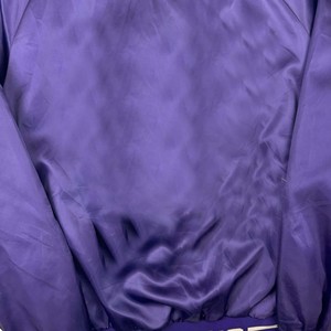 Wholesale Custom Polyester University Team Satin Varsity-<b>Jacket</b> for <b>Men</b> Plus-Size Baseball Letterman Embroidered Outdoor Use - Product Image 6