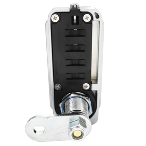 Secure 4-Digit Code Lock for <b>Lockers</b>, Master Key Functional Combination Cam Lock - Product Image 5