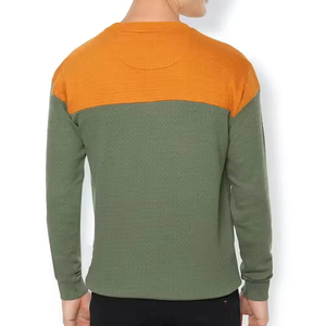 Winter Fashion Design Fabric Embroidered logo <b>Sweatshirts</b> For Sale Men's Custom Crewneck <b>Sweatshirts</b> with <b>Long</b> Sleeves - Product Image 4