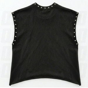 เสื้อกล้ามลายกราฟิกพิมพ์ DTG สไตล์วินเทจสุดฮิต ตกแต่งด้วยคริสตัลแบบทำสีเอซิดวอช  สำหรับทั้งผู้ชายและผู้หญิง - Product Image 5